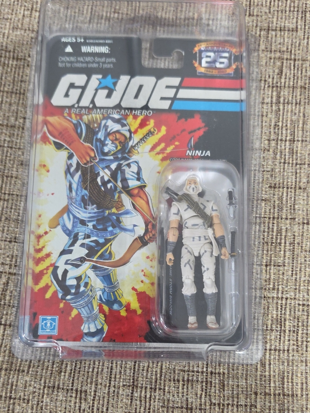 GI JOE 25TH ANNIVERSARY STORM SHADOW FIGURE